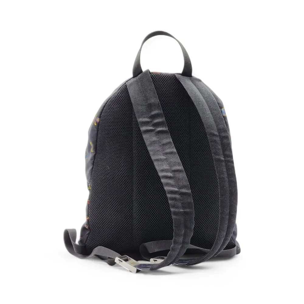 Fendi Monster Unisex Backpack Limited Edition 7VZ043 Black